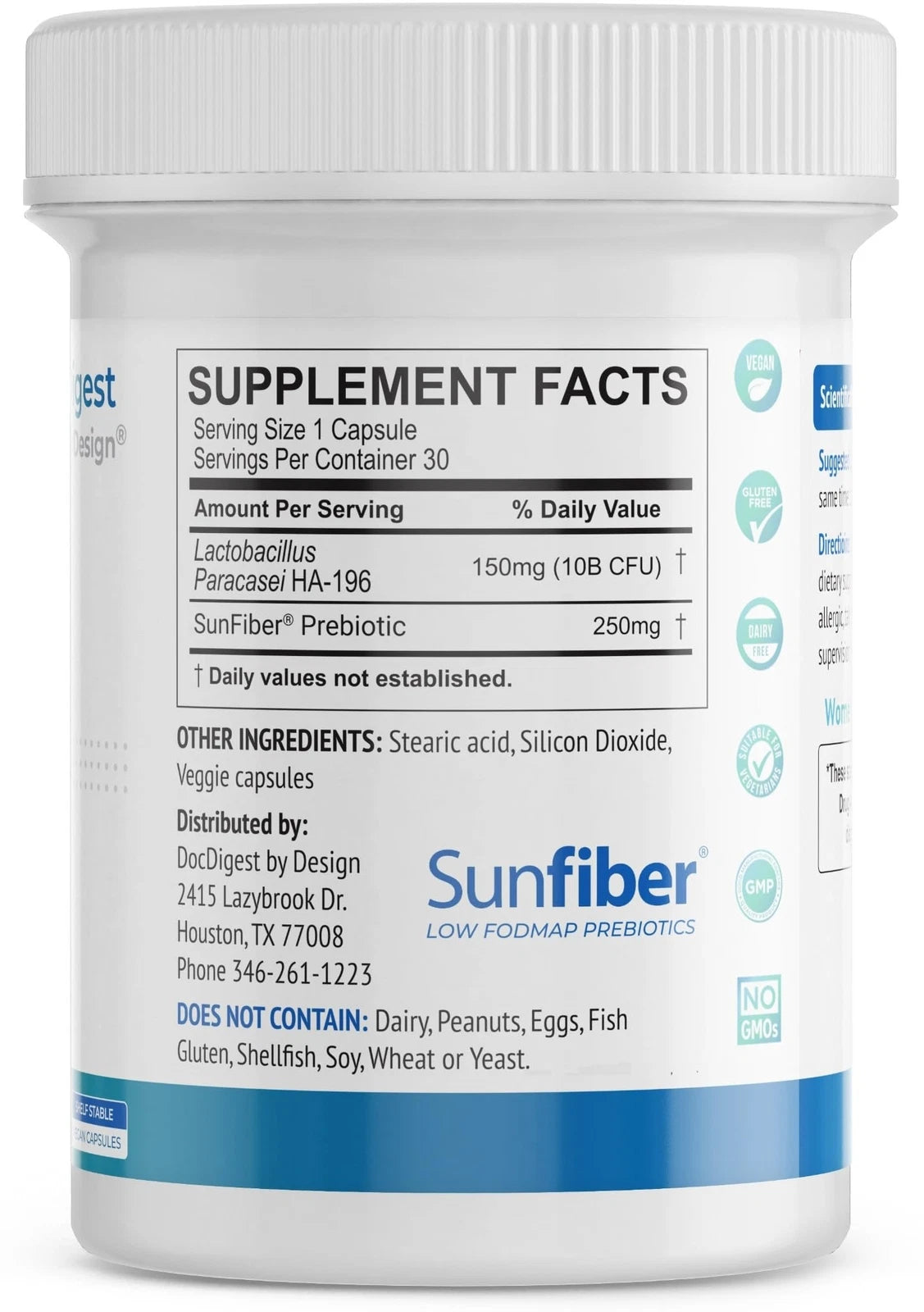 IBS Diarrhea Relief Probiotic Anti Diarrheal Pills for Adults IBS-D Support