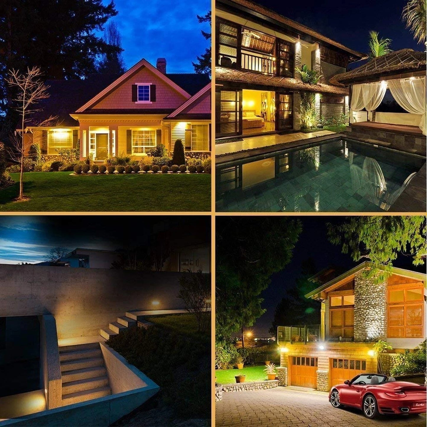 Aootek Solar Outdoor Lights 182 LED 2500LM Motion Sensor Security Lights IP65 Waterproof