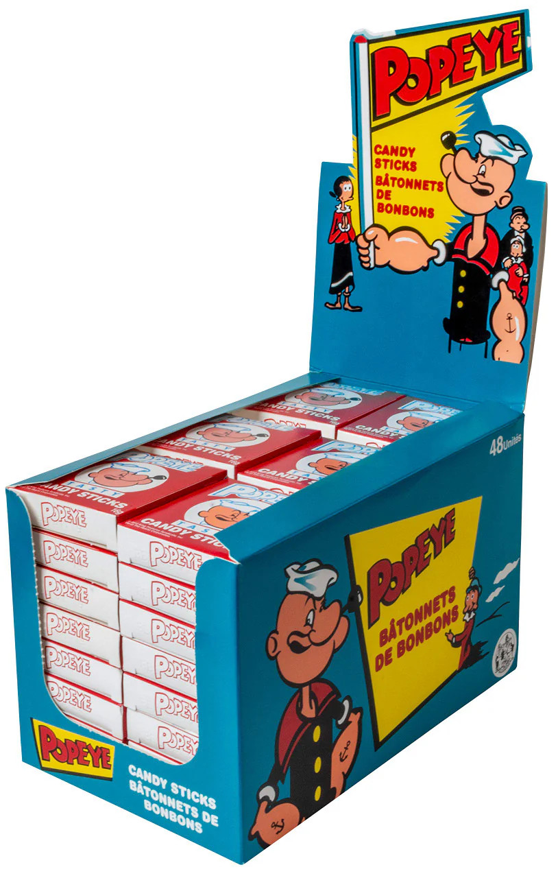 POPEYE Candy STICKS 16g per box 48ct