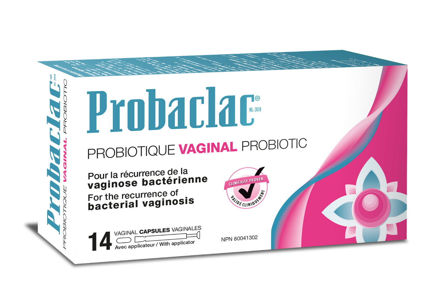 Probaclac Vaginal probiotic, bacterial vaginosis, pH balance