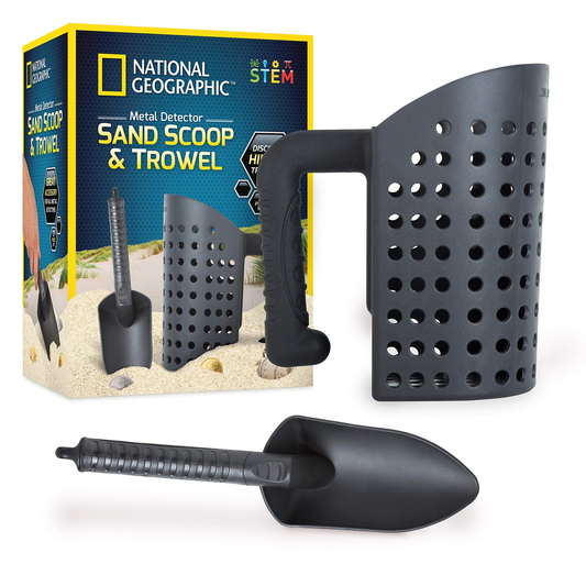 NATIONAL GEOGRAPHIC Sand Scoop and Shovel Accessories for Metal Detecting and