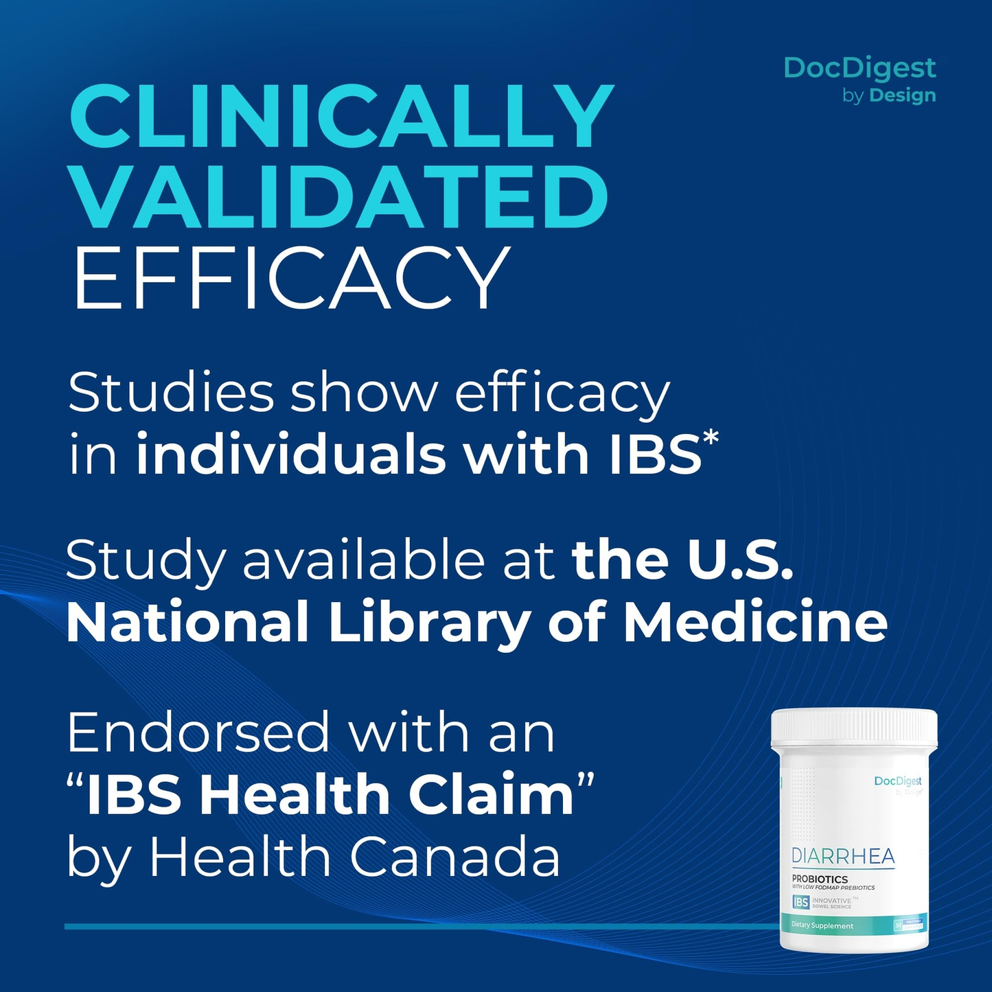 IBS Diarrhea Relief Probiotic Anti Diarrheal Pills for Adults IBS-D Support
