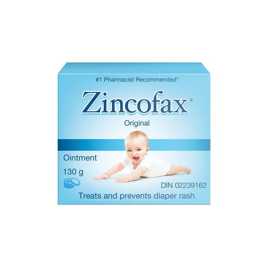 Zincofax Cream 130g – Skin Protectant Diaper Rash Treatment & Healing Ointment – Made in Canada Free Shipping