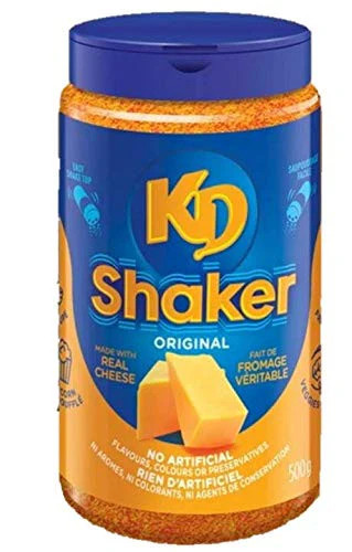 Original KD Shaker Cheese Powder 500g / 17.6 oz – Real Cheese Seasoning for Popcorn, Pasta & More  BagZag Title