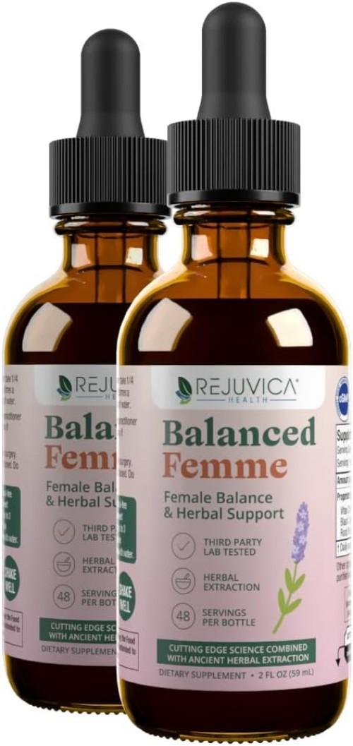 Elite Balanced Femme   - Alcohol-Free Liquid Menopause Support, Energy Boost