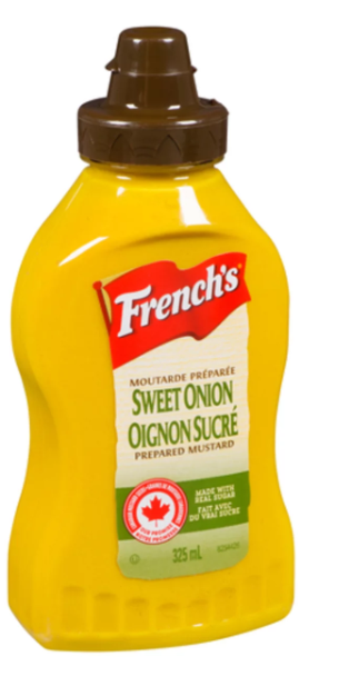 French's Sweet Onion Mustard – Sweet & Tangy Gourmet Mustard Condiment