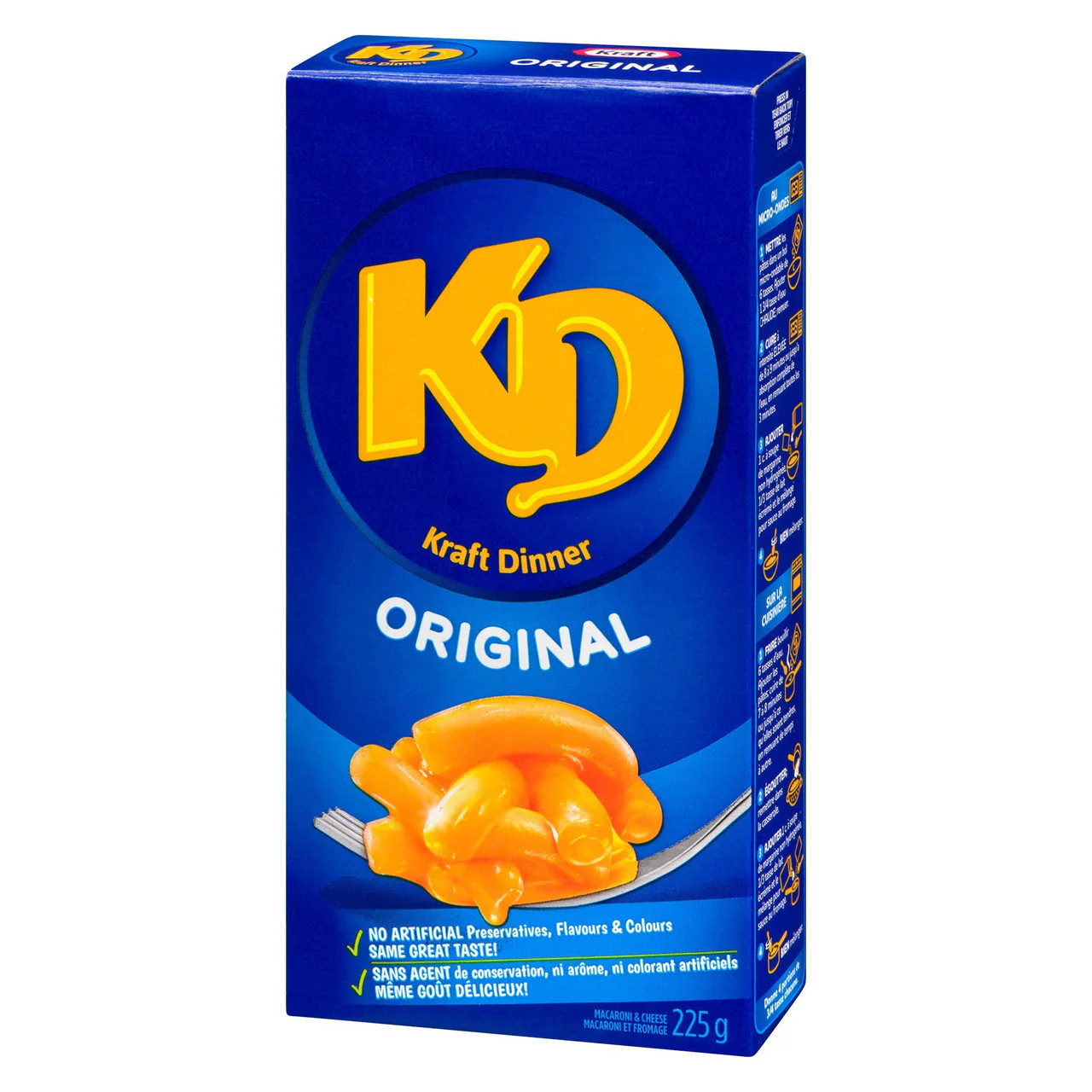 Kraft Dinner, Original Mac & Cheese 225g/7.6oz., 12ct
