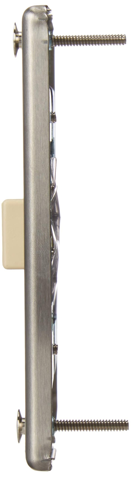 Leviton C0256-SS Telephone Wall Phone Wallplate Surface Mount Jack Stainless Steel 6P4C