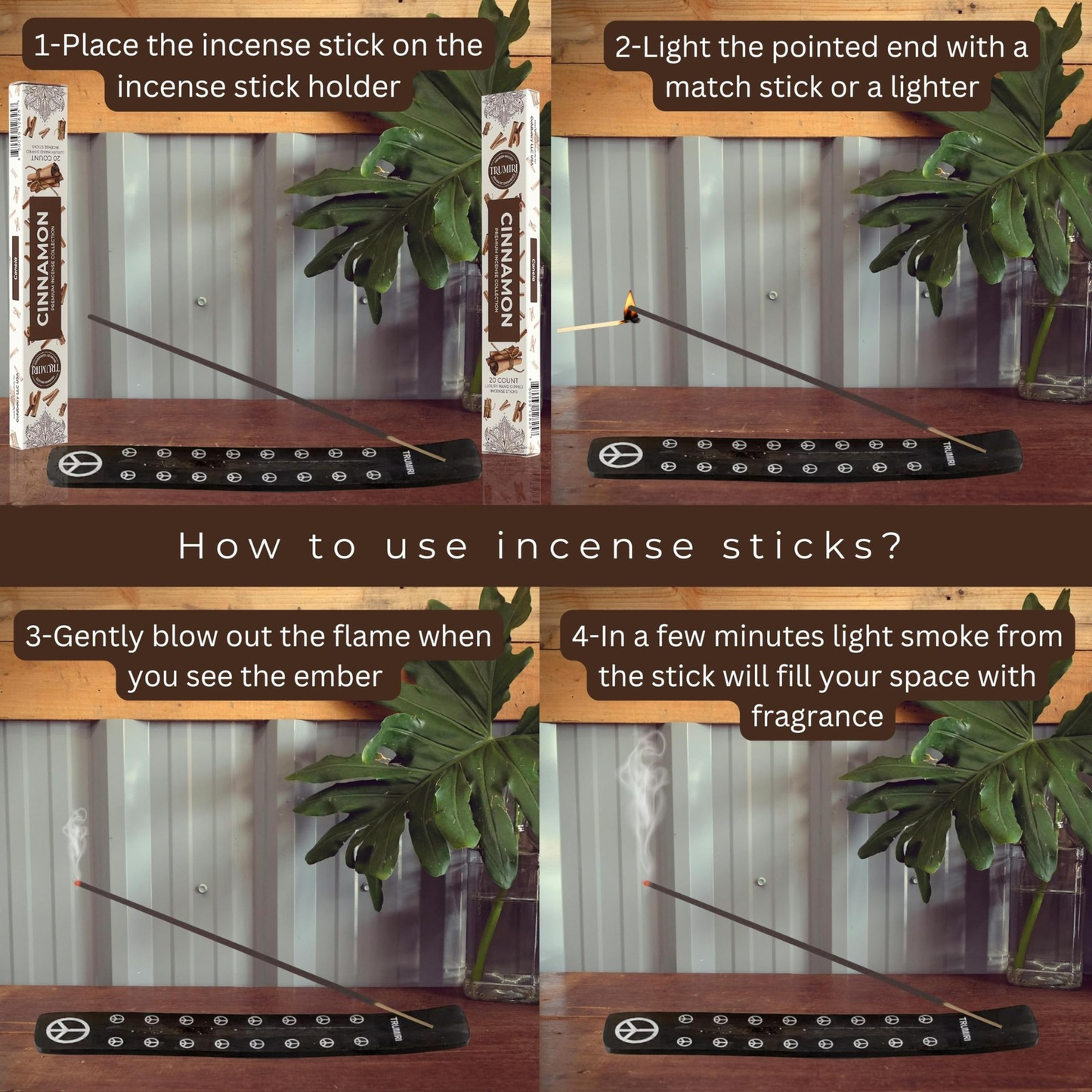 Cinnamon Incense Sticks – Incienso de Canela | Total 40 Incense Sticks
