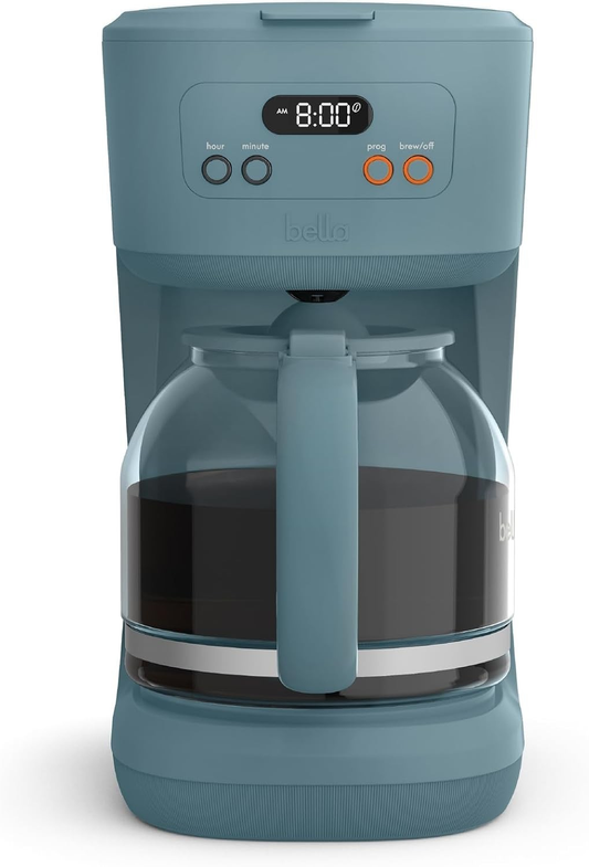 12 Cup Programmable Coffee Maker Reusable Dishwasher Safe Accessories Easy LCD