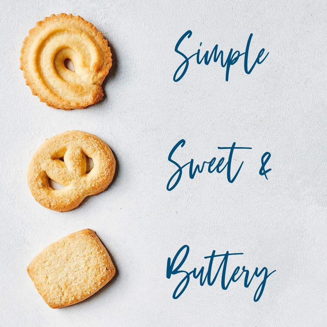Royal Dansk Danish Butter Cookies Assorted Shapes 24 oz | Classic Cookie Tin | Free Shipping