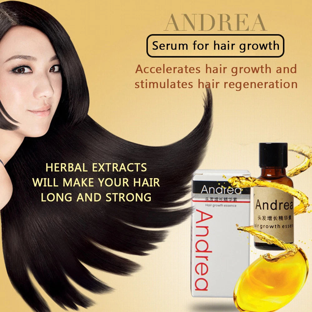 Andrea Hair Regrow Oil Growth Ginger Essence Hair Loss Serum Treatment 5x20ml
