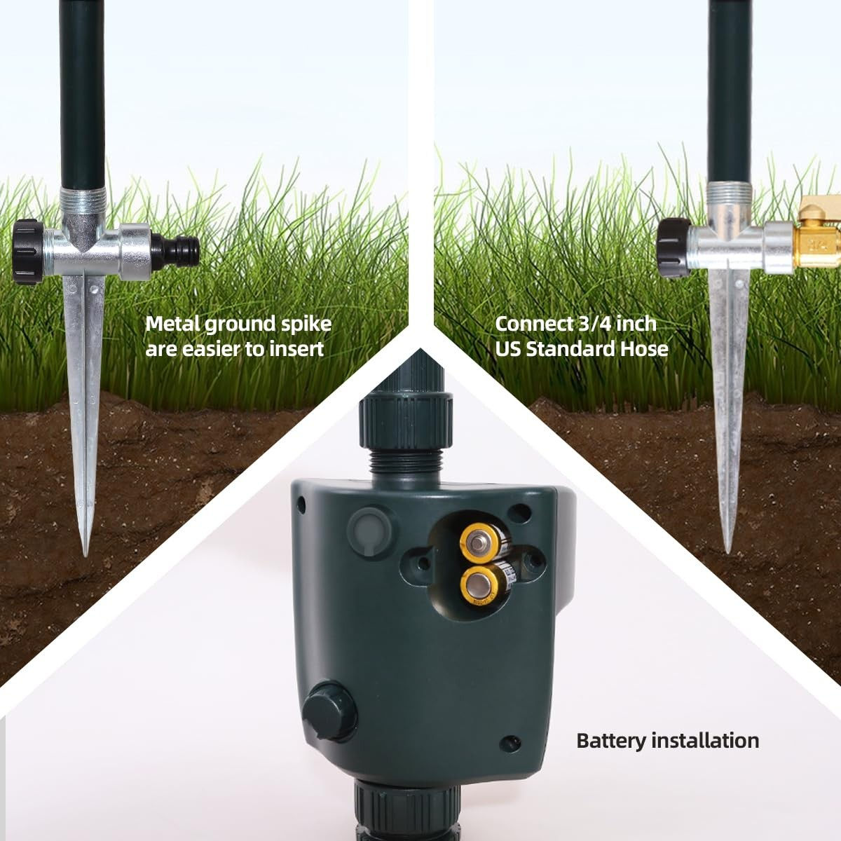 Automatic Motion Sensor Sprinkler for Garden  Water Sprayer with Stake