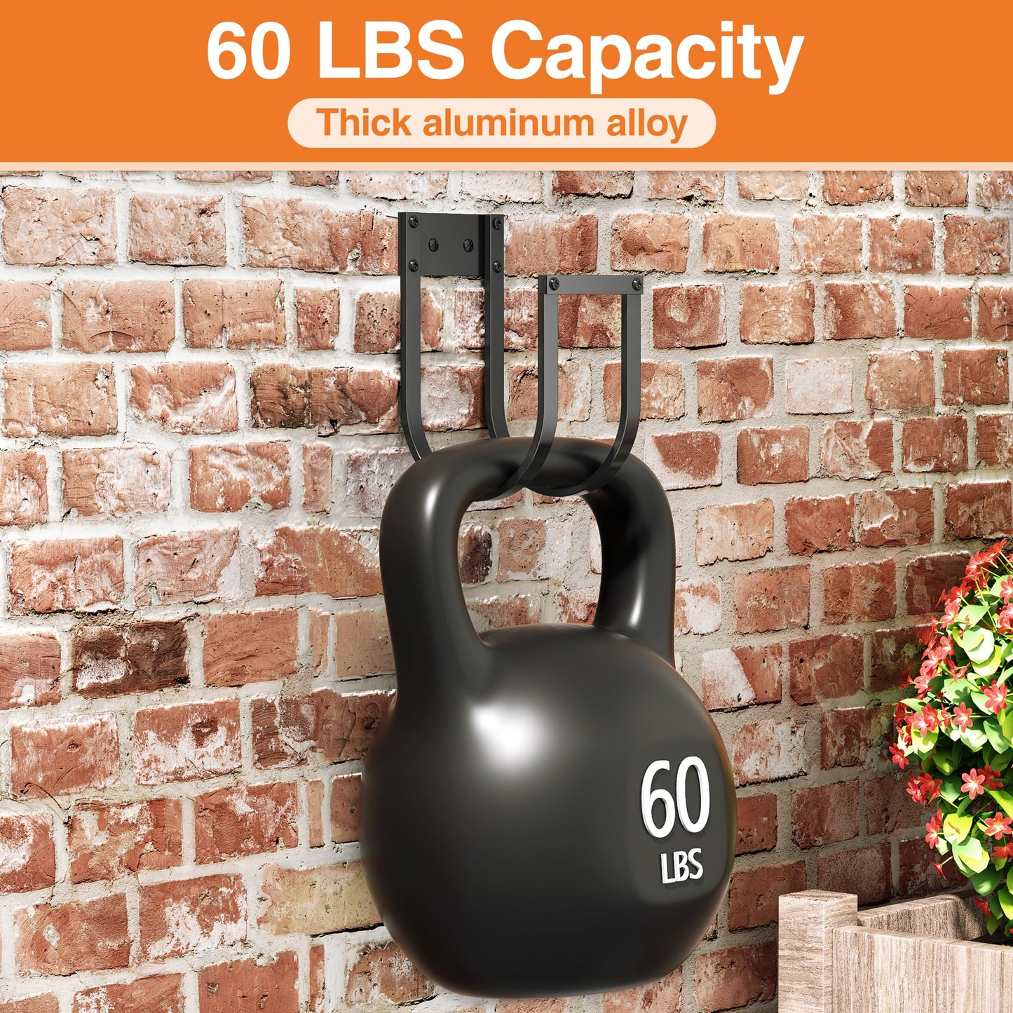 Garden Hose Holder Wall Mount – Durable Metal Water Hose Hanger for Outdoor Storage