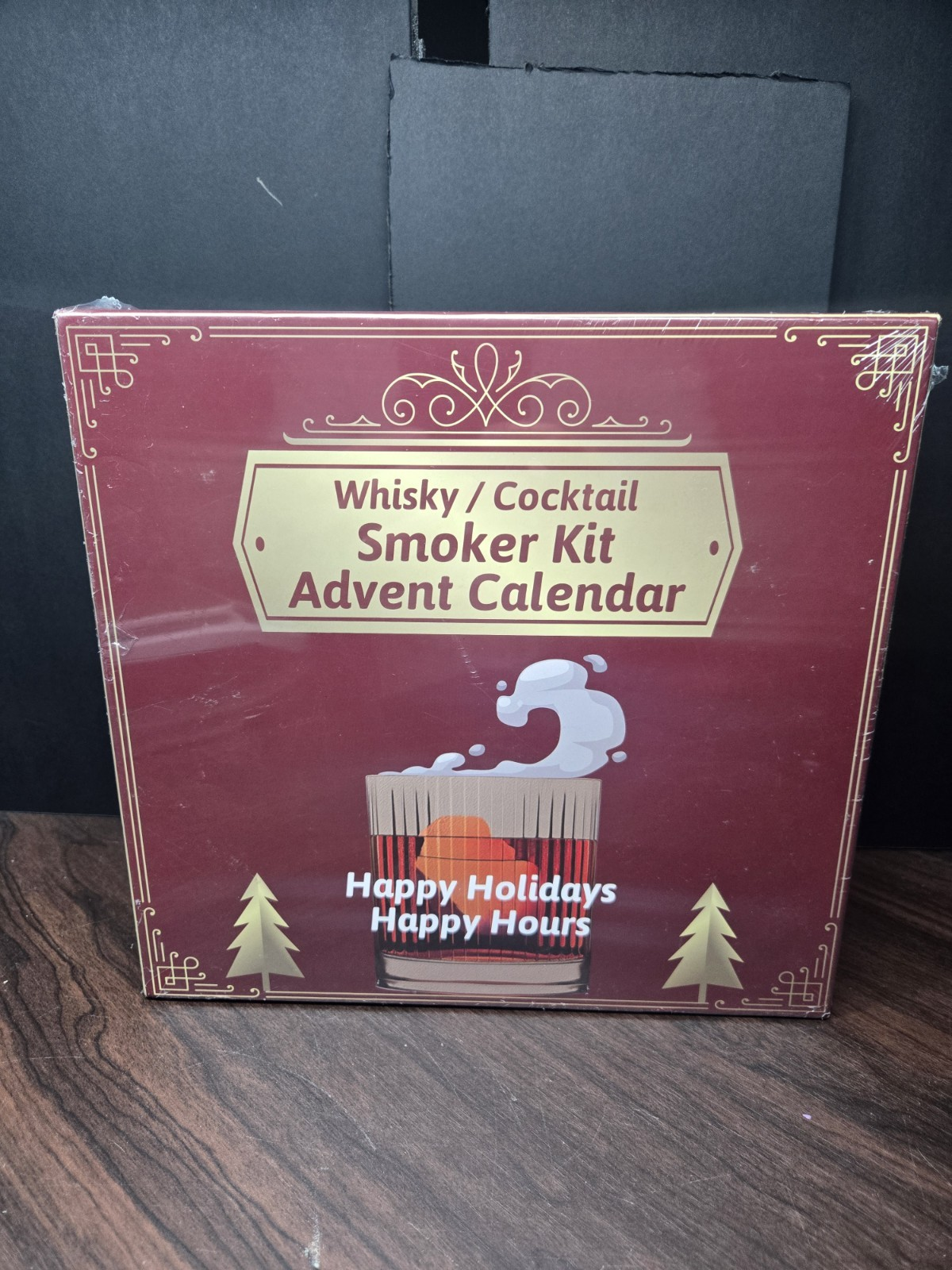 Whiskey Advent Calendar 2026 for Men, 24 Day Bourbon Smoker Infuser Kit for Co