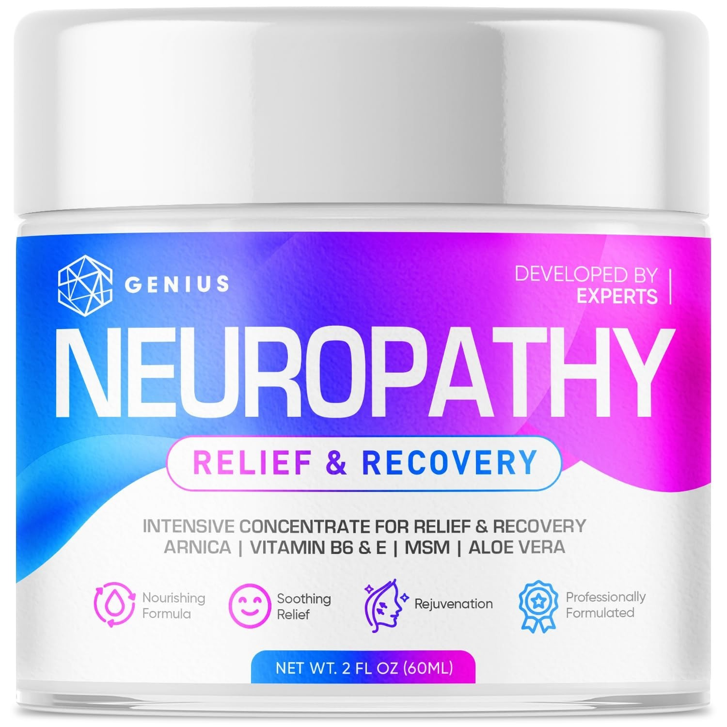 GENIUS Neuropathy Nerve Relief Cream with Arnica & Vitamin B6 Maximum Strength-deal-it-for-me
