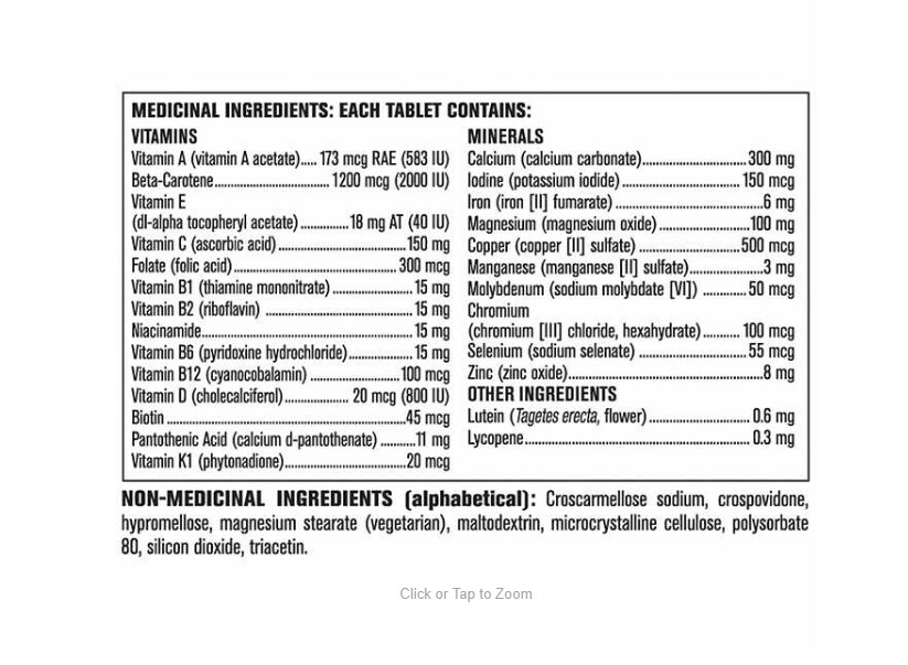 Kirkland Signature Women 50+ Multivitamin, 365 Tablets