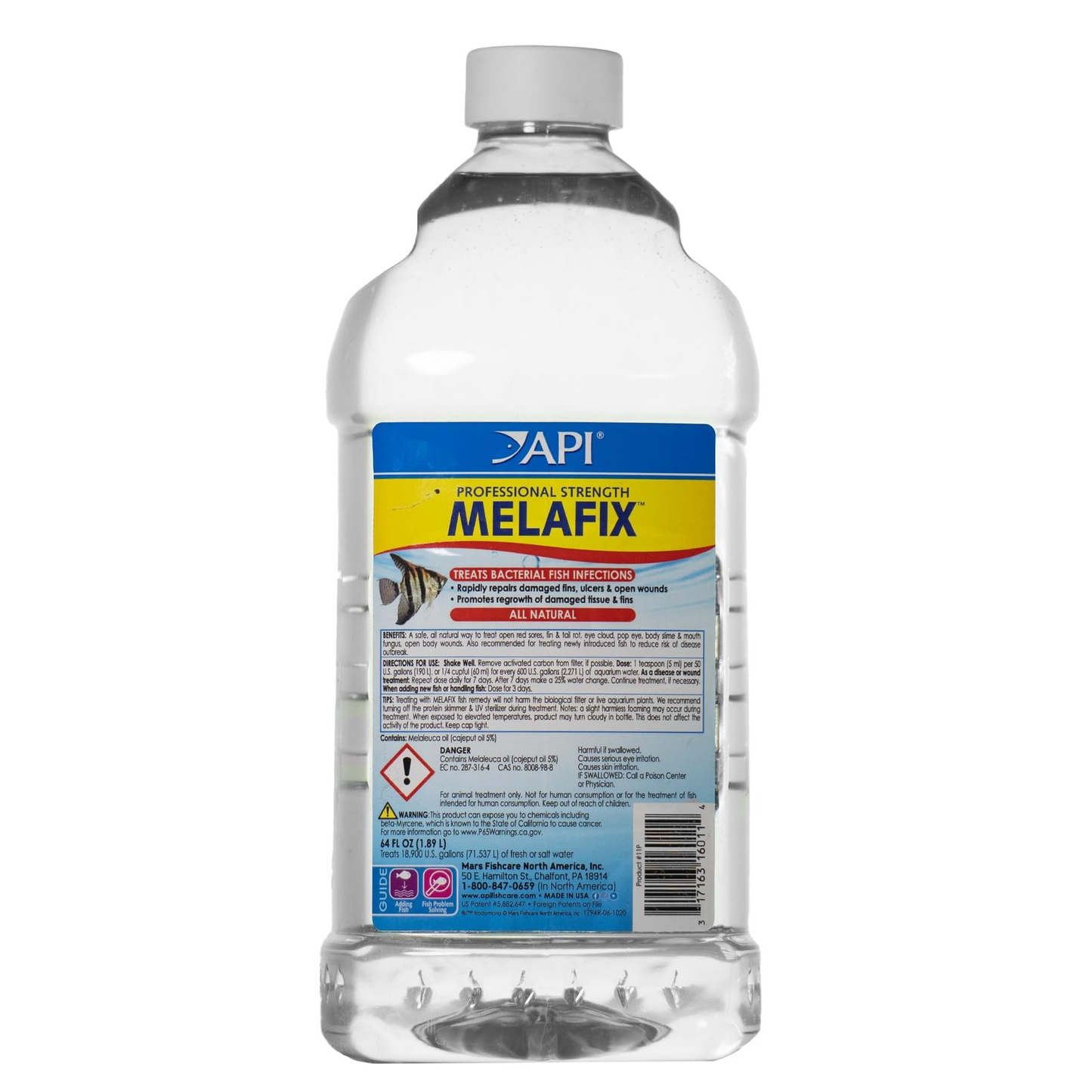 API MELAFIX Freshwater Fish Bacterial Infection Remedy 64-Ounce Bottle