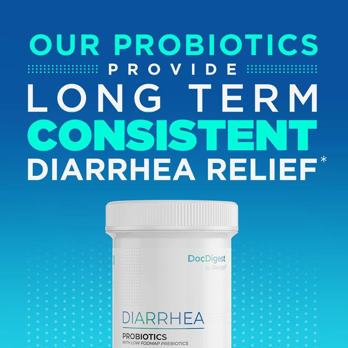 IBS Diarrhea Relief Probiotic Anti Diarrheal Pills for Adults IBS-D Support