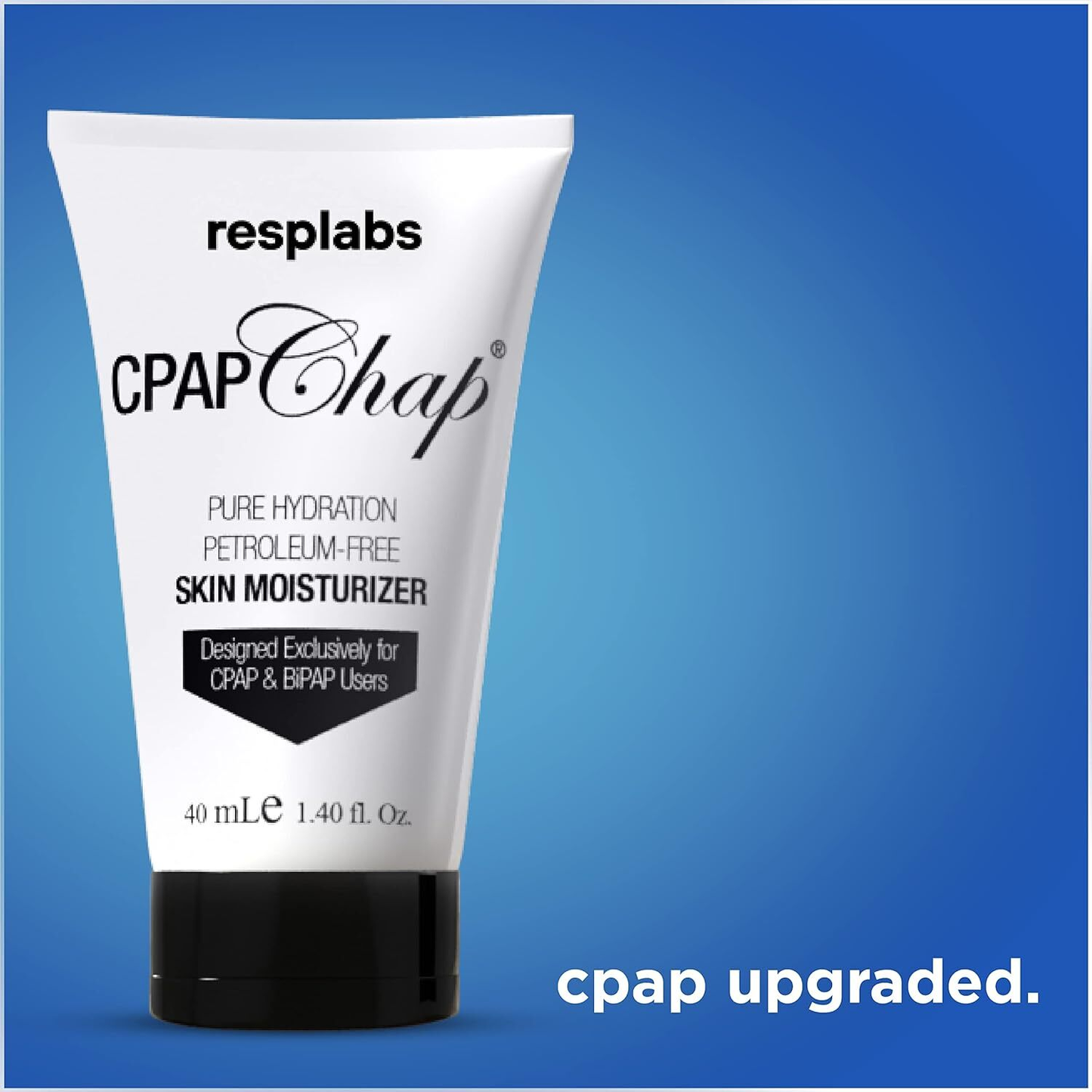 RespLabs CPAP Chap Face Cream, Petroleum Free and Non-Greasy CPAP Lotion