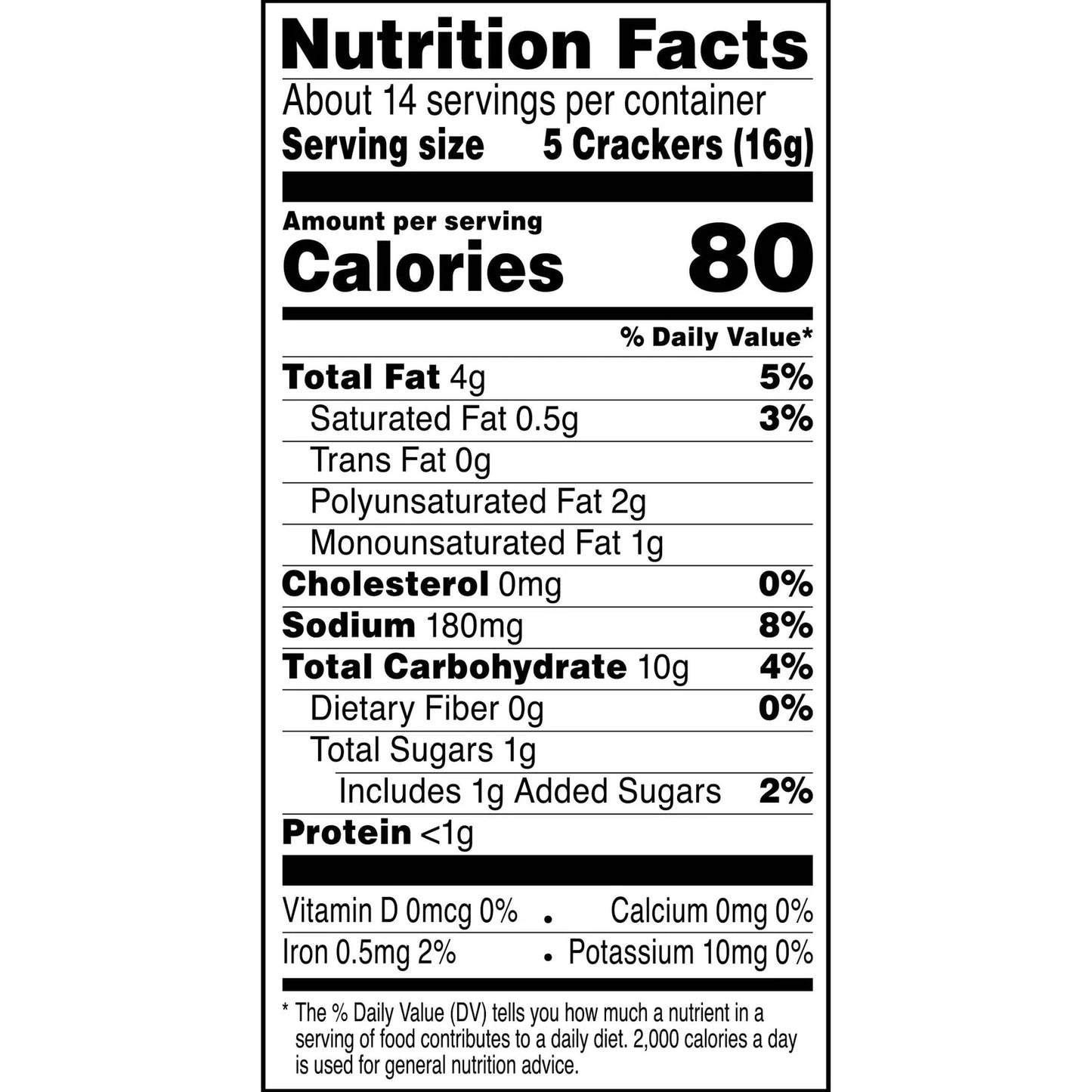 Toasteds Classic Buttercrisp Crackers 8oz Pack of 6 Snack Crackers Free Shipping