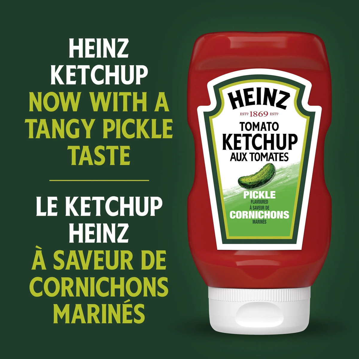 Heinz Pickle Flavored Tomato Ketchup 375ml/13 oz