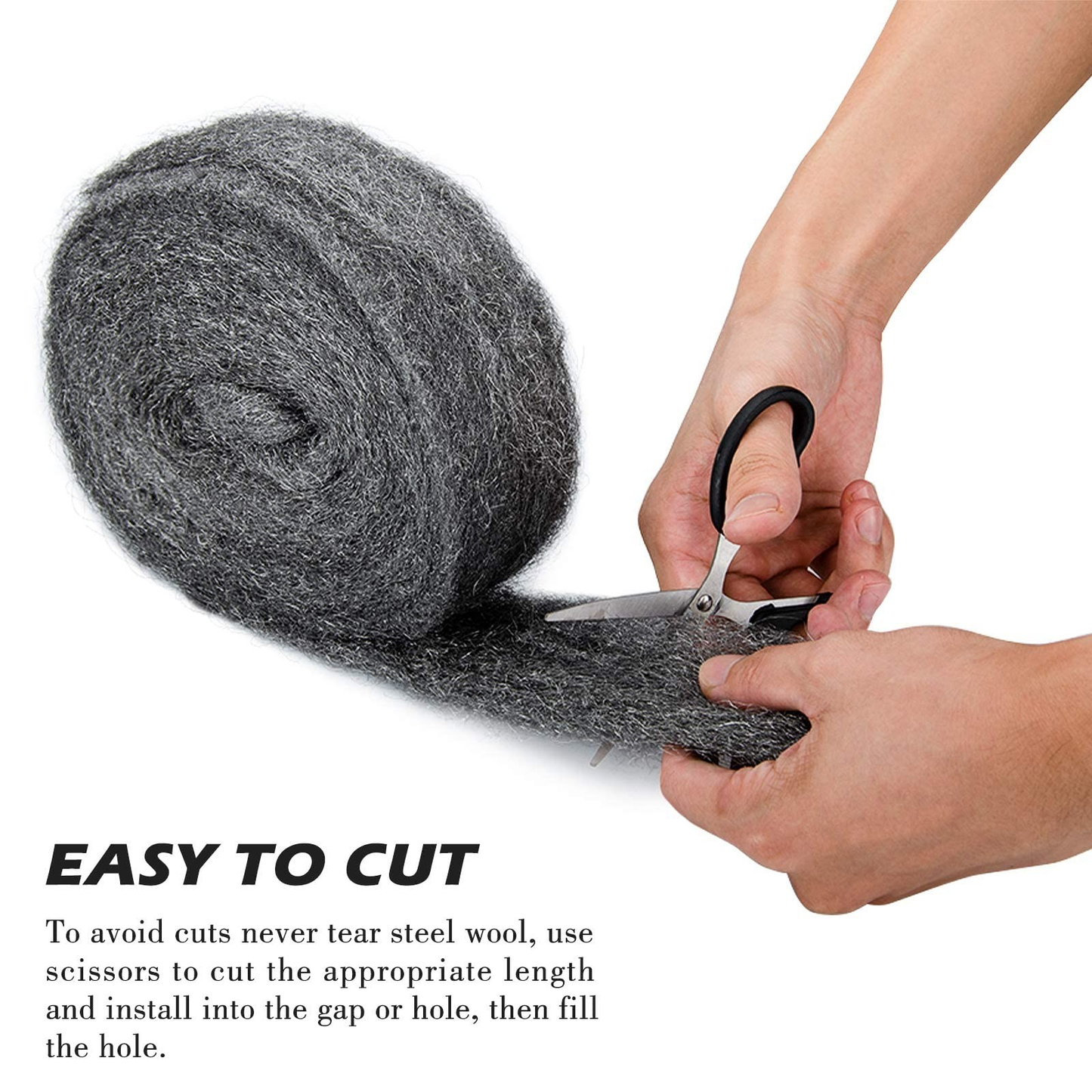 30Ft 10oz Steel Wool Roll – Coarse Wire Fabric for Pest Control & Hardware Use | Free Shipping