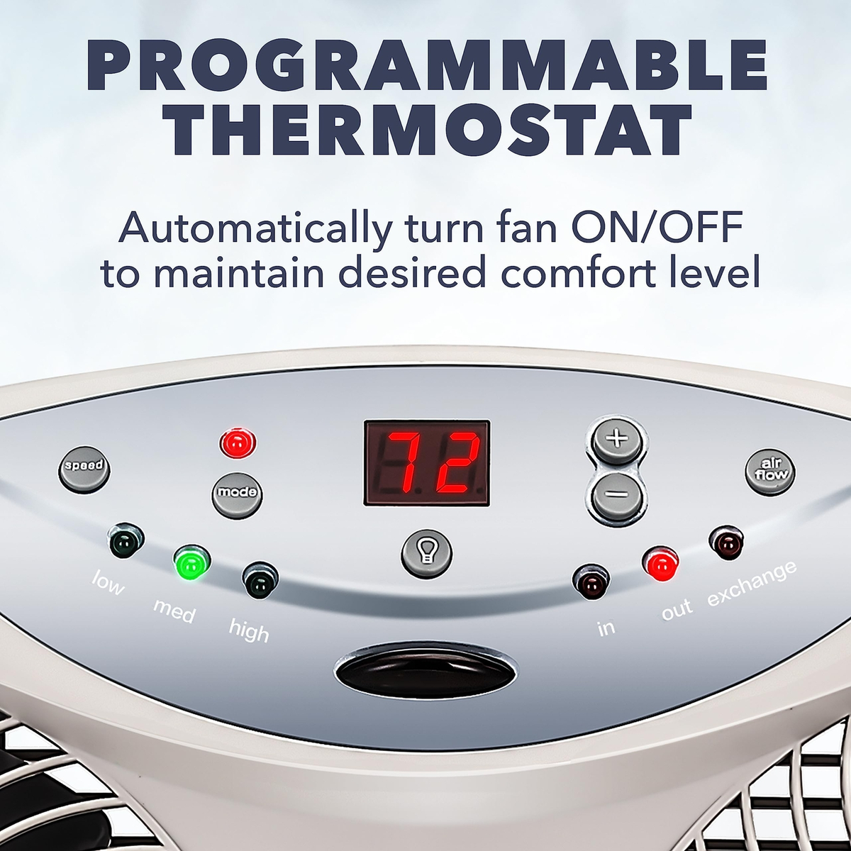 Bionaire 8.5" Twin Window Fan with Reversible Airflow, 3 Speeds, Remote Control