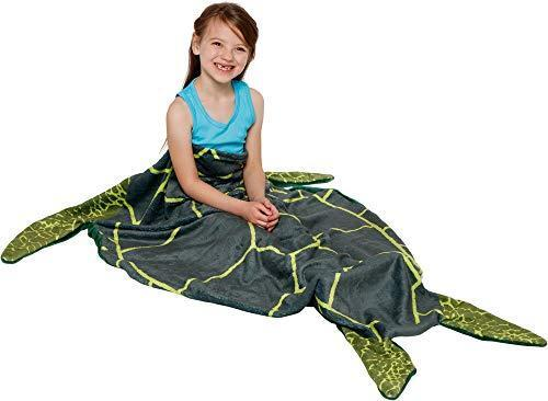Silver Lilly Animal Tail Blanket – Plush Kids Sleeping Bag Blanket, Cozy Animal Design