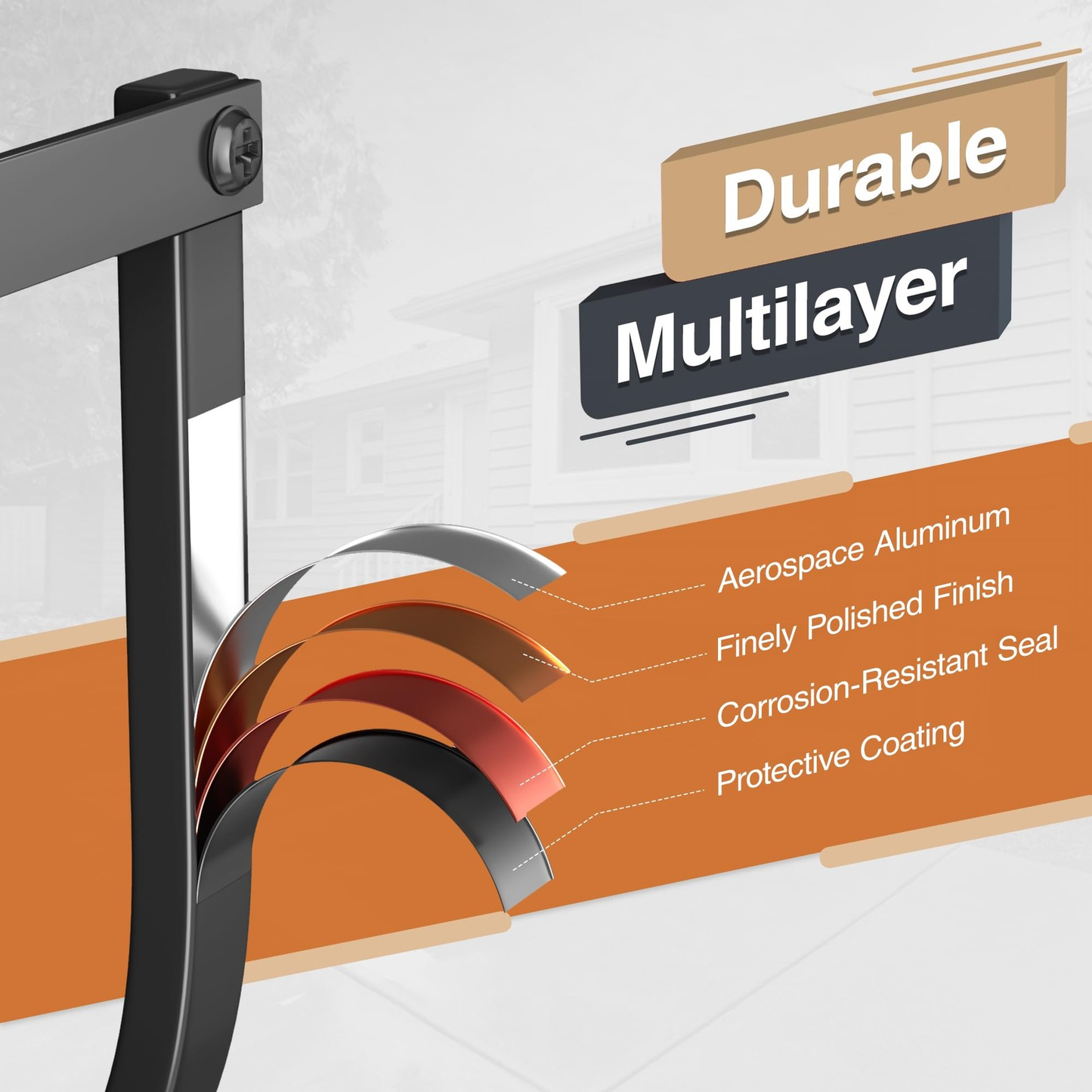 Garden Hose Holder Wall Mount – Durable Metal Water Hose Hanger for Outdoor Storage