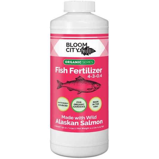 Bloom City 32 oz Salmon Emulsion Fertilizer for Plants Indoor Outdoor Use