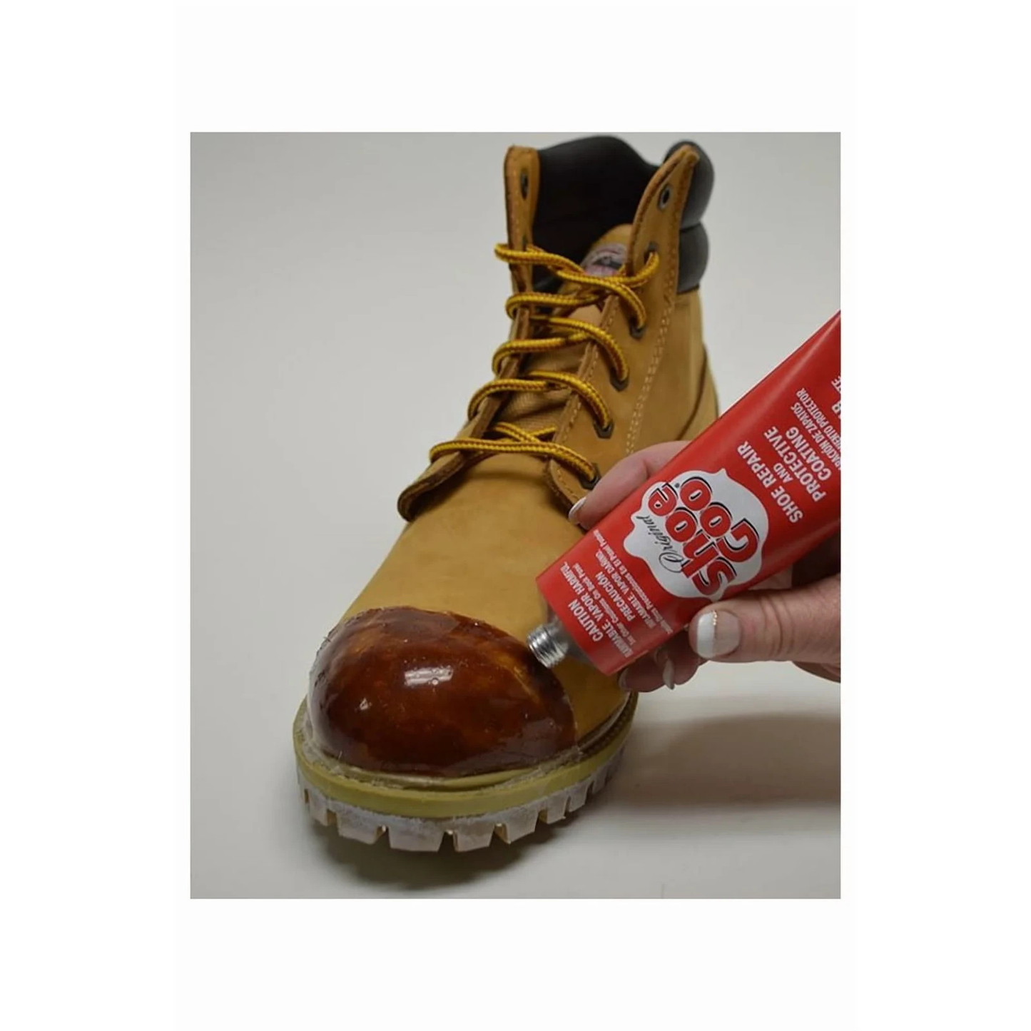 Shoe Goo Clear Shoe Repair Adhesive 3.7 oz Waterproof Flexible Glue Shoe Repair, Clear, 3.7 fl oz