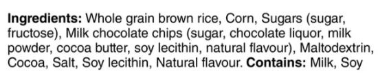 Quaker Crispy Minis Caramel Chocolate Chip Flavor Brown Rice Cakes (2 Pack)