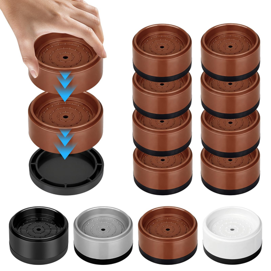 Heavy Duty Furniture Risers Set of 8 | Adjustable Bed & Sofa Elevators | Couch, Table & Chair Lifts | FREE SHIPPING 🛏️