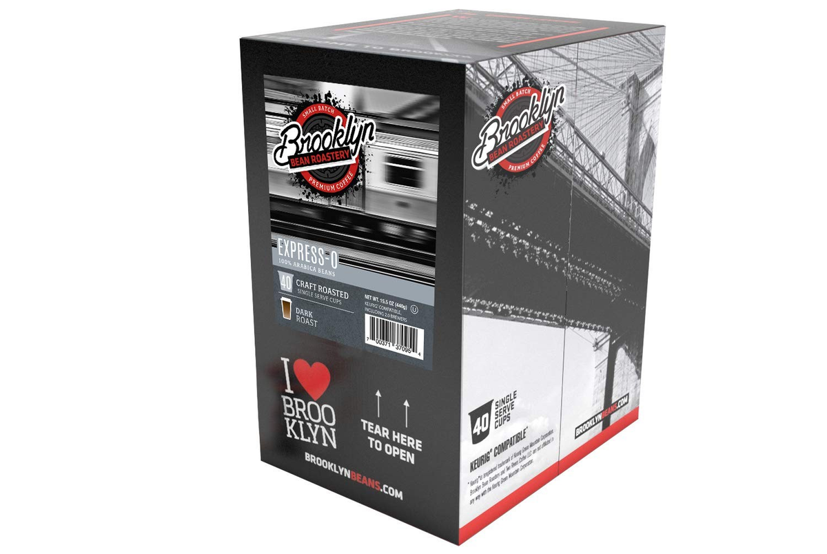 Brooklyn Beans ExpressO Gourmet Coffee Pods  Compatible with Keurig 2.0 K Cup...