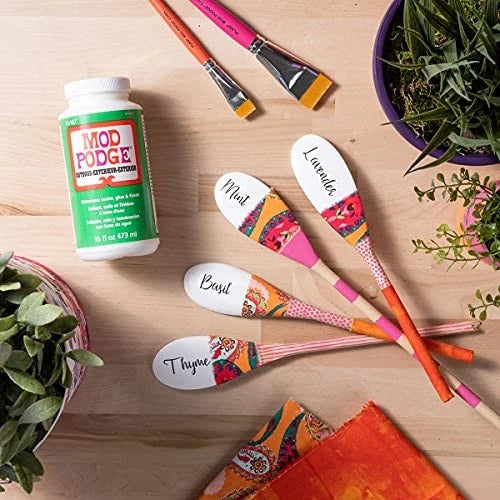 Mod Podge Outdoor Glue 8 Ounce Clear Quick Drying  Decoupage