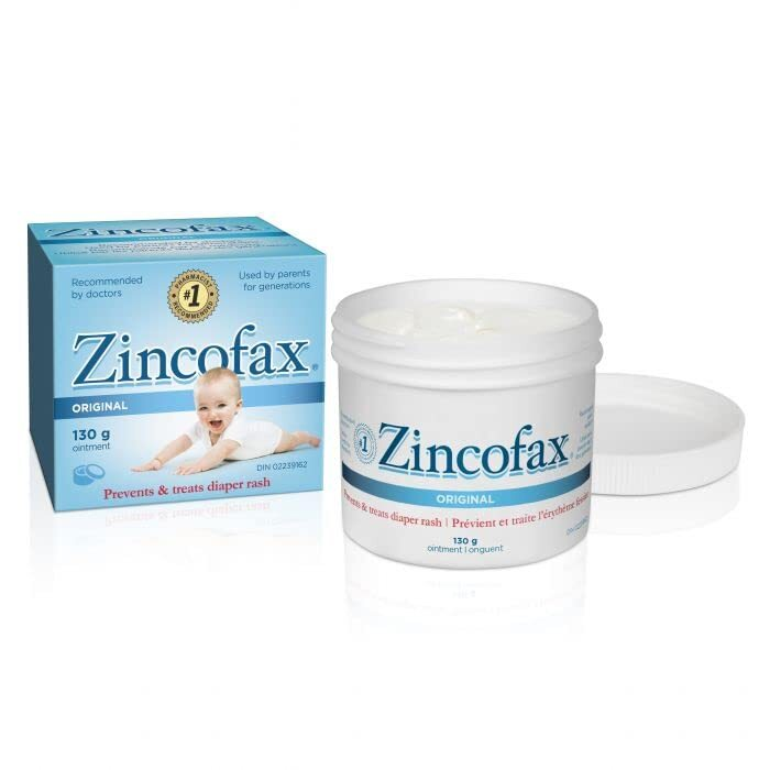 Zincofax Cream 130g – Skin Protectant Diaper Rash Treatment & Healing Ointment – Made in Canada Free Shipping