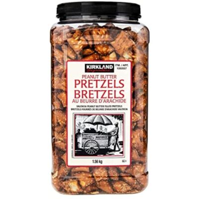 Kirkland Signature Peanut Butter Filled Pretzels 55 oz Crunchy Sweet & Salty Snack